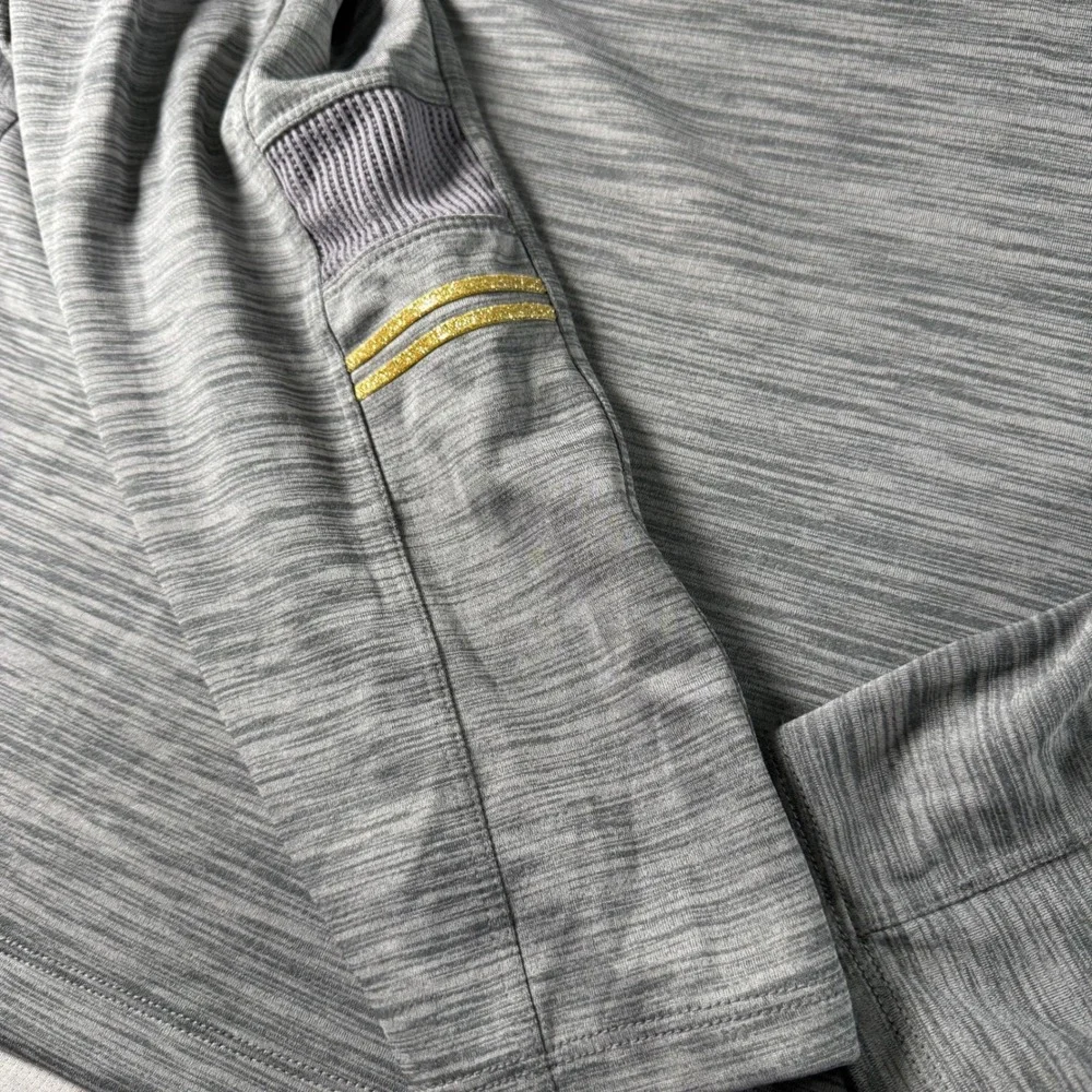 Nike Running Dri-FIT Hoodie Womens 3X Gray Space Dye Cowl Neck Pullover